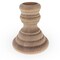 Unfinished Blank Wooden Egg Stand or Candle Holder 2.6 Inches